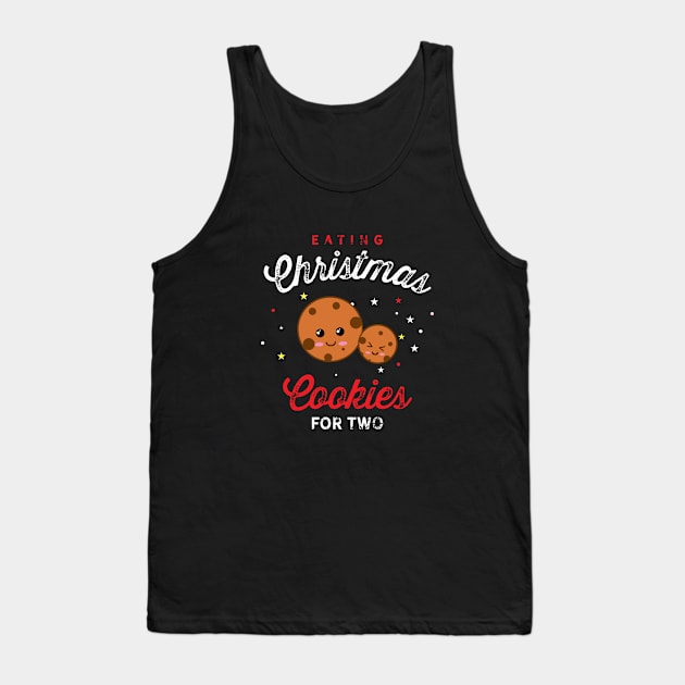 Eating Christmas Cookies For Two Tank Top by Hixon House